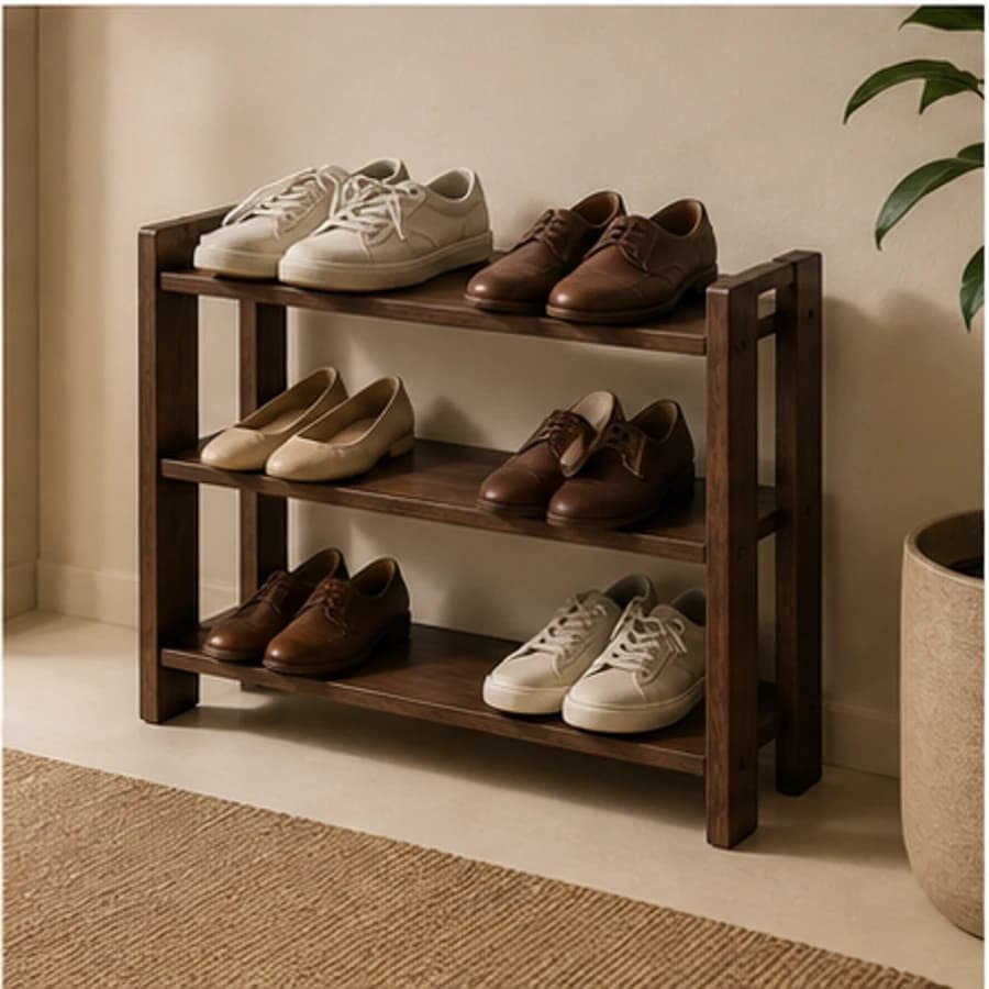 EntryTier Slim Shoe Rack by Elloryn Home